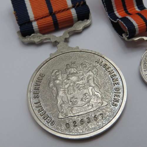 SADF General Service medal and miniature - #026367