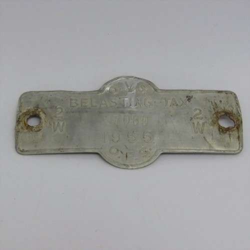 1955 Orange Free State 2W tax tag - #27089