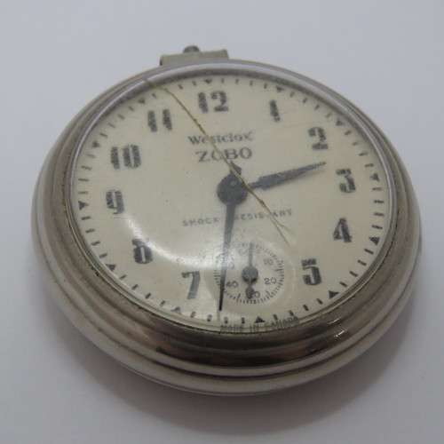 Westclox Zobo pocketwatch for spares - No crown