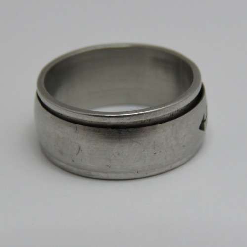 Stainless steel mens ring weight 6,9 g - Size U