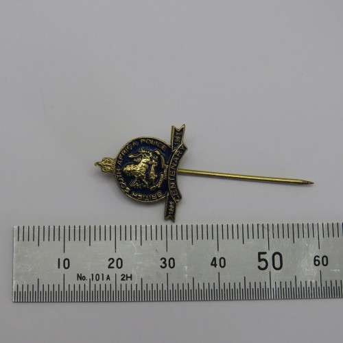 British South Africa Police 1889-1989 Centenary stick pin badge