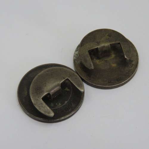 Pair of SA Railway and Harbour ASA-APU button badges - Weighs 12,1 g