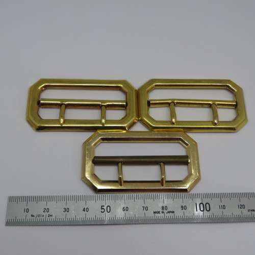 Lot of 3 different brass belt buckles as used by Rhodesian BSAP