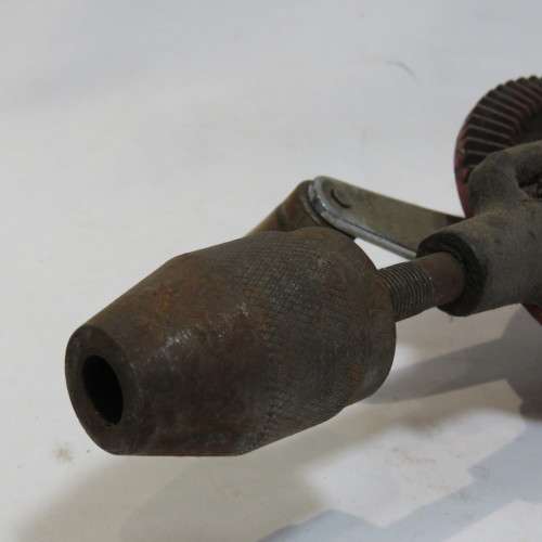 Large vintage hand drill