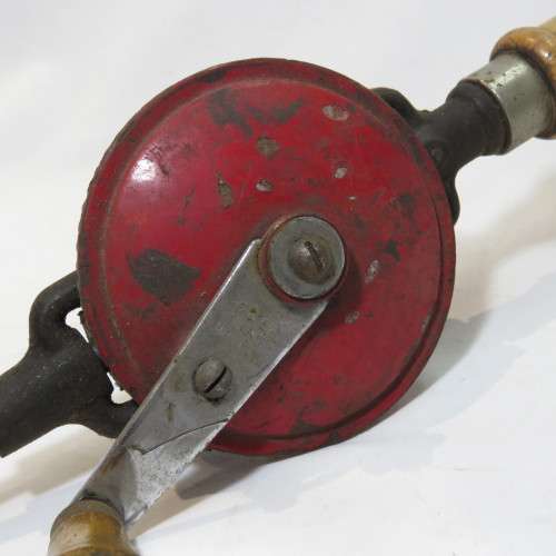 Large vintage hand drill