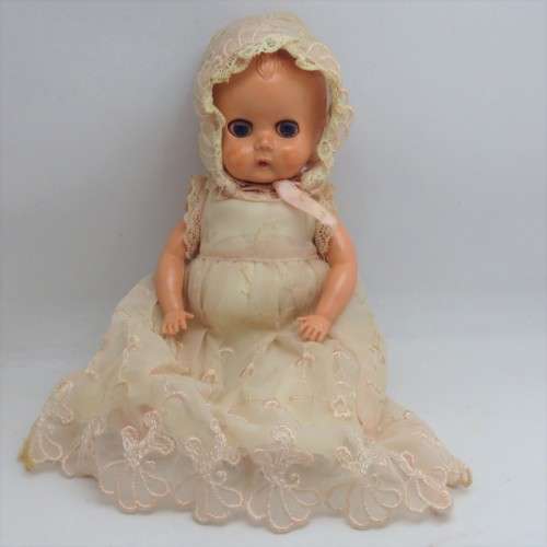 Vintage Celluloid baby doll with closing eyes