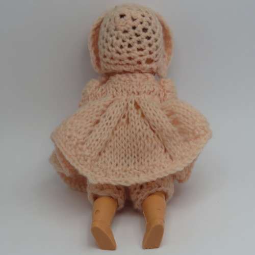 Small Tudor Rose plastic baby doll with closing eyes