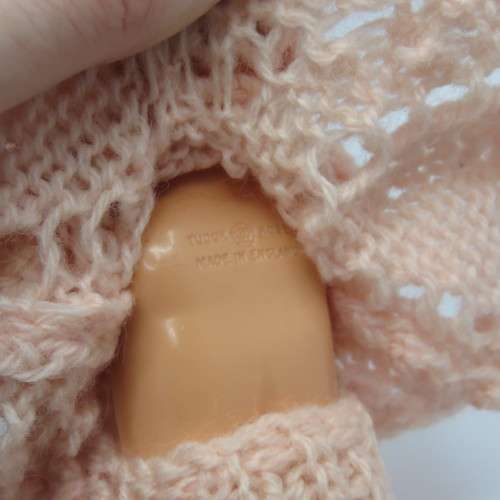 Small Tudor Rose plastic baby doll with closing eyes