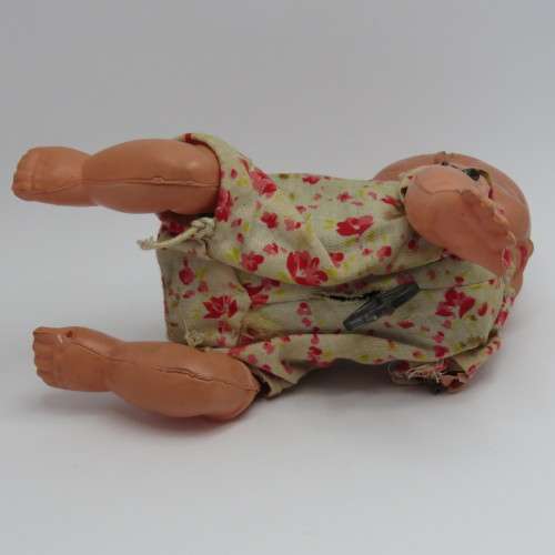 Vintage Mechanical baby doll - Missing arm - Working