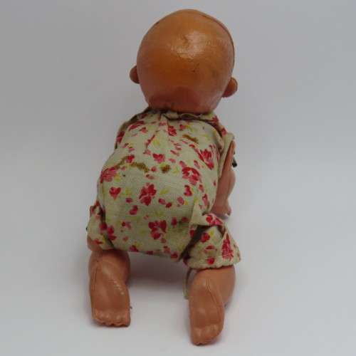 Vintage Mechanical baby doll - Missing arm - Working