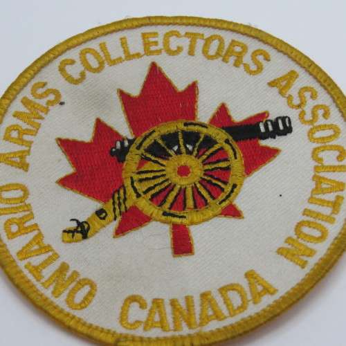 Canada Ontario Arms Collectors Association cloth badge