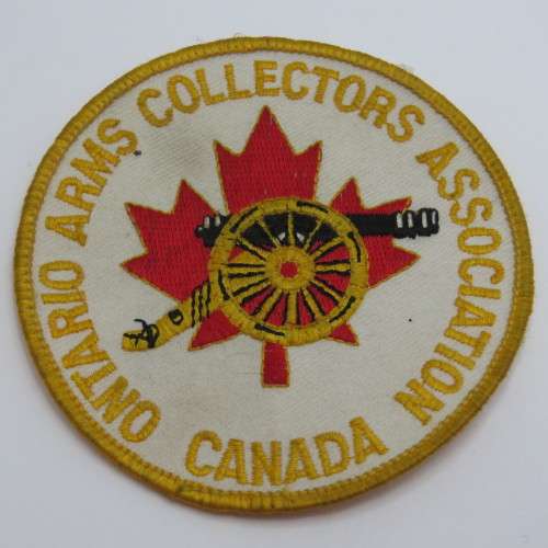 Canada Ontario Arms Collectors Association cloth badge