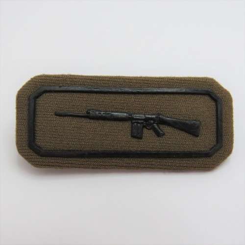 SADF Nutria Marksman shooting badge - Embossed