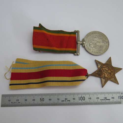 Set of 4 WW2 medals issued to 99745 A.J. Greyling