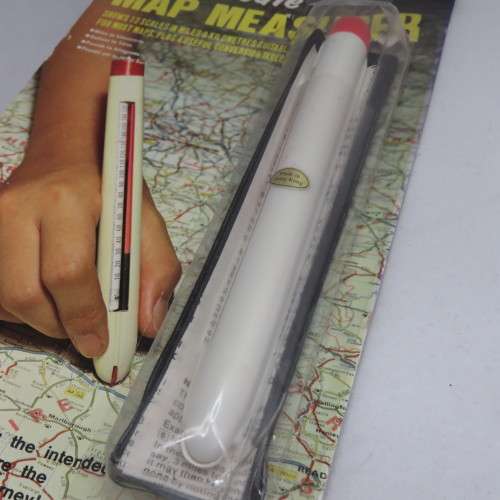 Vintage Roller Route Map Measurer