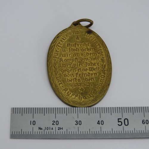 German 1914-1918 Kyffhauser war veterans commemorative medal