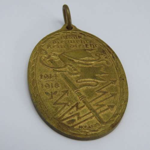 German 1914-1918 Kyffhauser war veterans commemorative medal