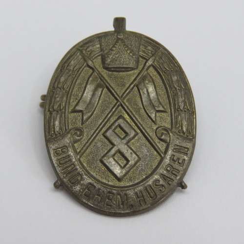 German 8th Federal Former Hussars pin badge