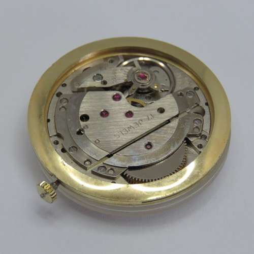 Vintage Porta mechanical watch movement with glass and case ring