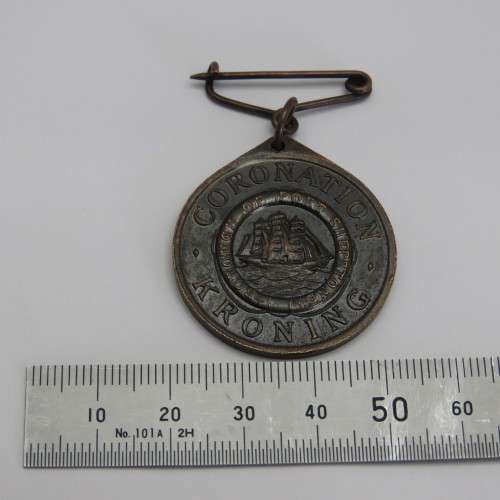 Borough Port Stepstone Coronation 1953 medallion