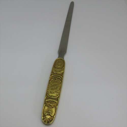 Boer War letter opener - Afskeid Bittereinder - Orange Free State, Transvaal