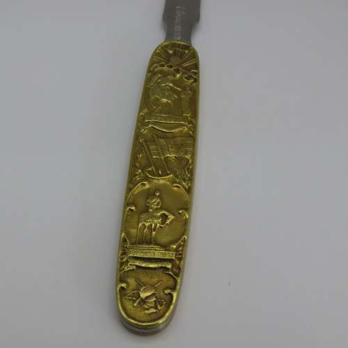 Boer War letter opener - Afskeid Bittereinder - Orange Free State, Transvaal