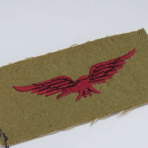 WW2 Royal Air Force tropical badge