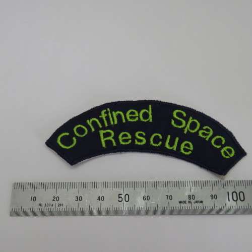 Confined Space Rescue cloth shoulder title