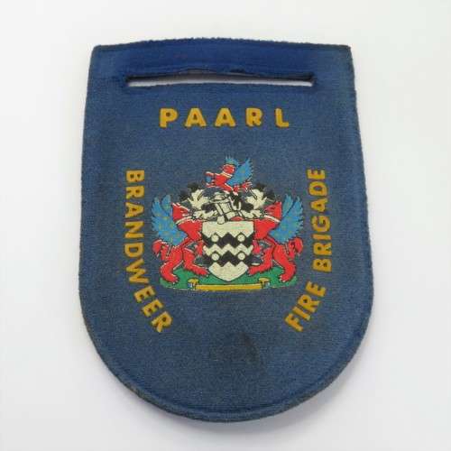 Paarl Fire Brigade cloth flash