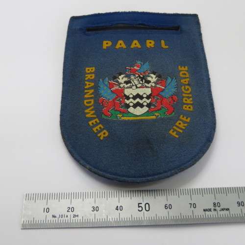Paarl Fire Brigade cloth flash