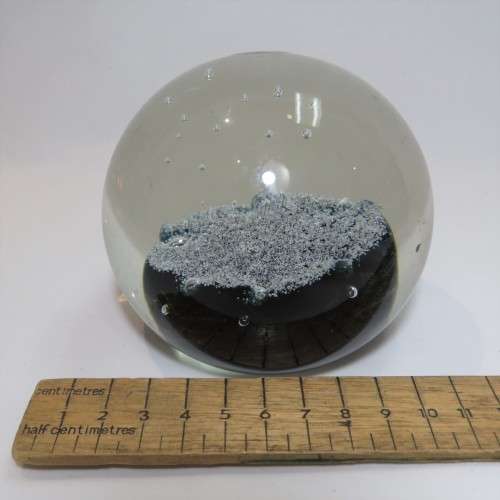 Beautiful handmade glass paperweight