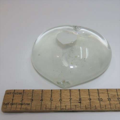 Vintage hand blown glass paperweight