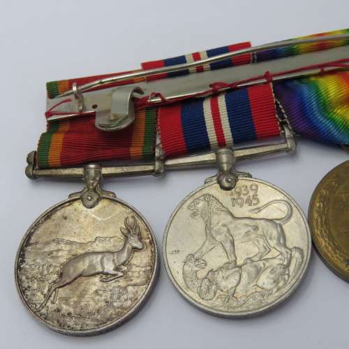 Set of WW1 and WW2 medals issued to 2nd Lieutenant J.C. Pope