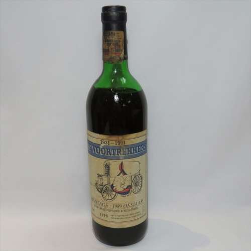 1931-1991 Die Voortrekkers Pinotage wine bottle - Collectors edition 1196 of 3600