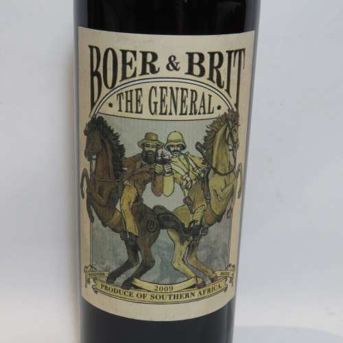 2009 Boer and Brit The General wine bottle collectors edition - Sealed