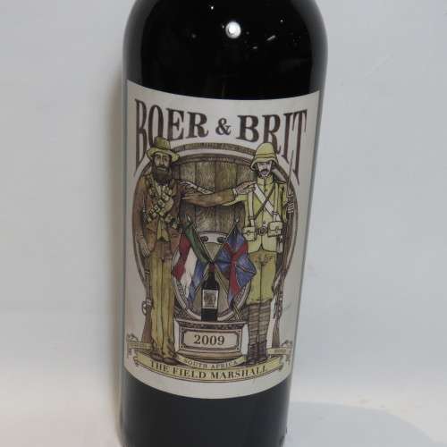 2009 Boer and Brit The Field Marshall wine bottle collectors edition - Sealed