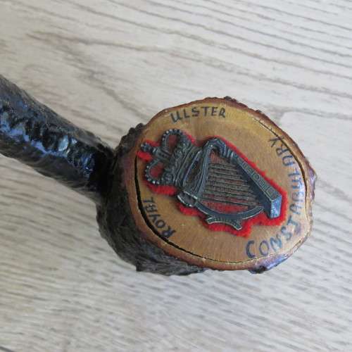 Vintage Royal Ulster Constabulary souvenir knobkierie