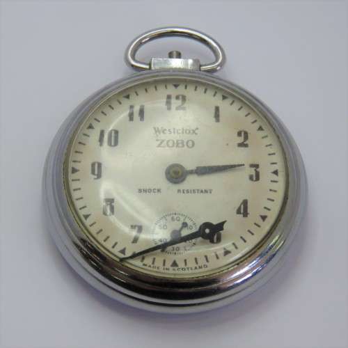 Vintage Westclox Zobo pocketwatch for spares - Not working