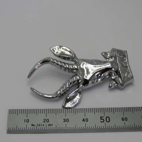SA Infantry Bokkop cap badge - Chromed