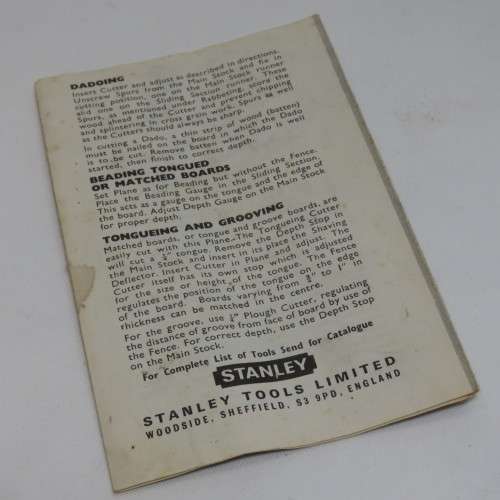 Vintage Stanley No.50 combination plane in box