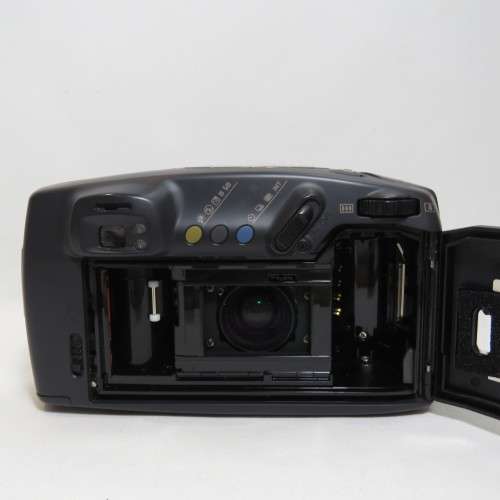 Pentax Zoom 105-R camera in bag with original booklet
