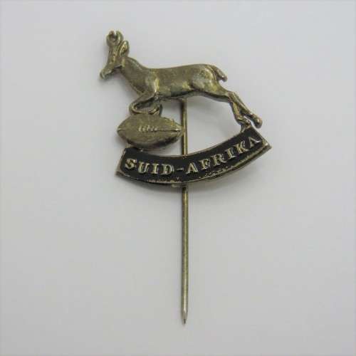 South Africa Springbok Rugby stick pin