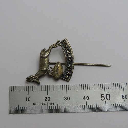 South Africa Springbok Rugby stick pin