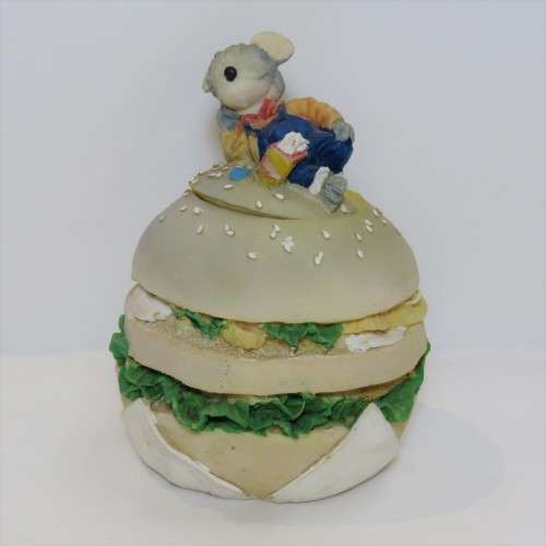 Hamburger with mouse money box