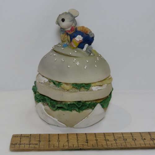 Hamburger with mouse money box