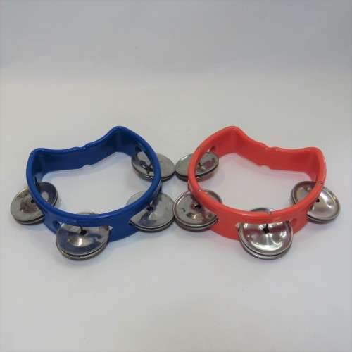Pair of kiddies Lino tambourines