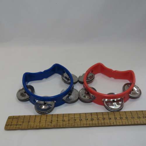 Pair of kiddies Lino tambourines