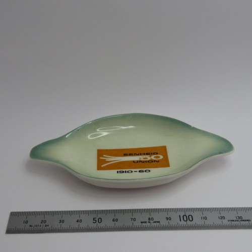 1910-1960 South Africa 50 Years Union Commemorative ashtray - Small rim chip
