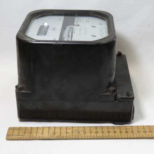 Vintage Sangamo Weston 3 phase watthour meter S 301:6