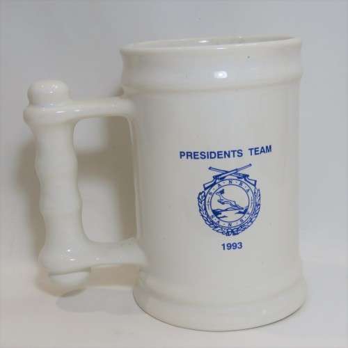 1993 SA National Rifle Association Presidents Team beer tankard